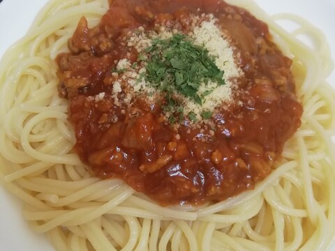 すぐできる!美味しい♪お手軽ミートソース